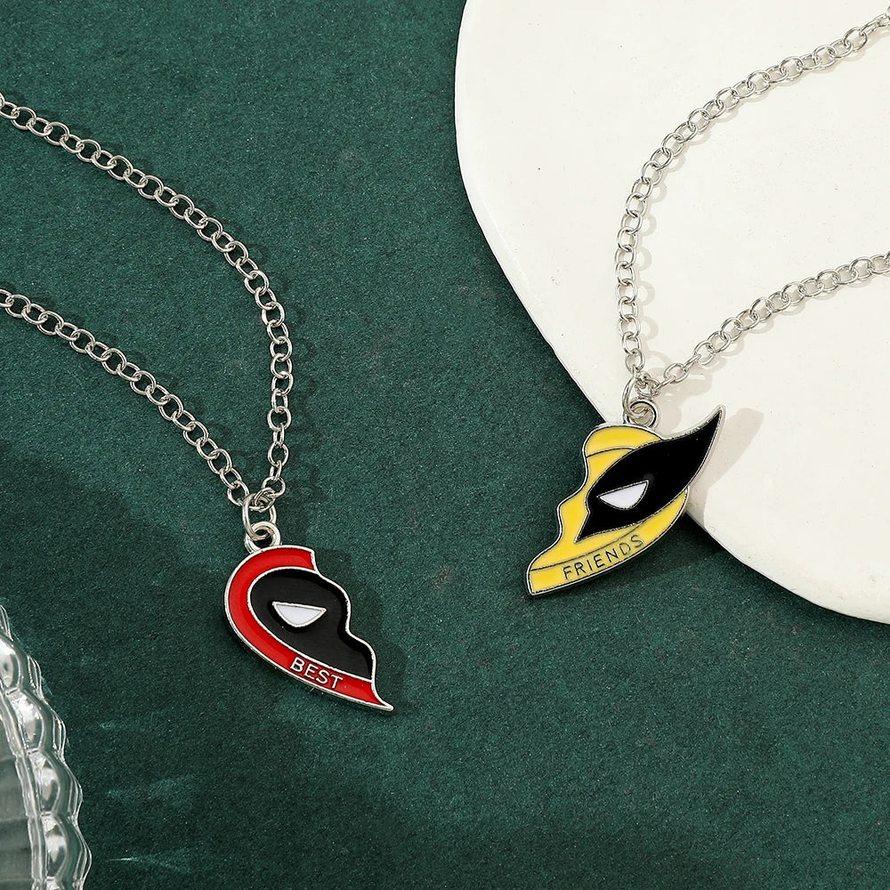 Deadpool-Wolverine-duohanger - Hartvormige Best Friends-hangers