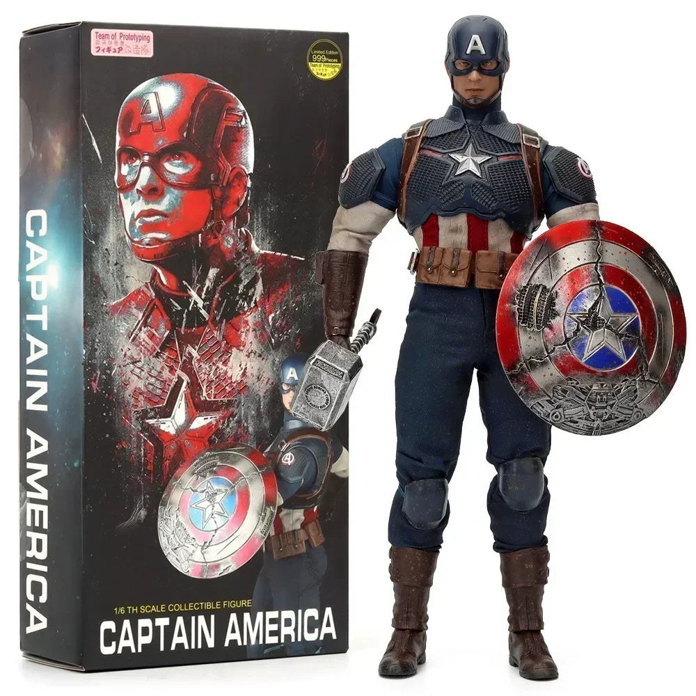 Figurine Avengers Captain America - Deluxe-editie 1/6