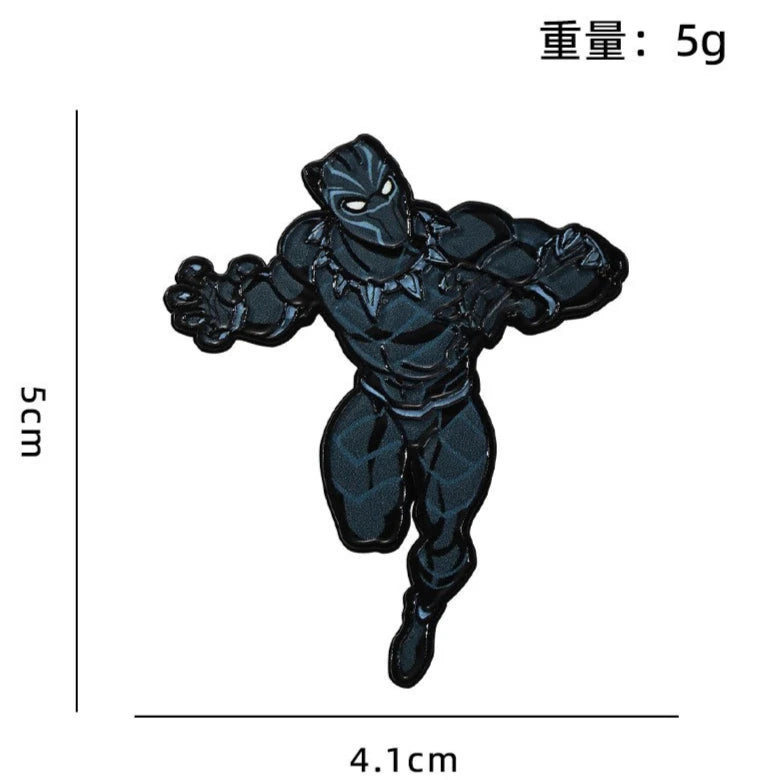 Avengers-emaille badge - Black Panther