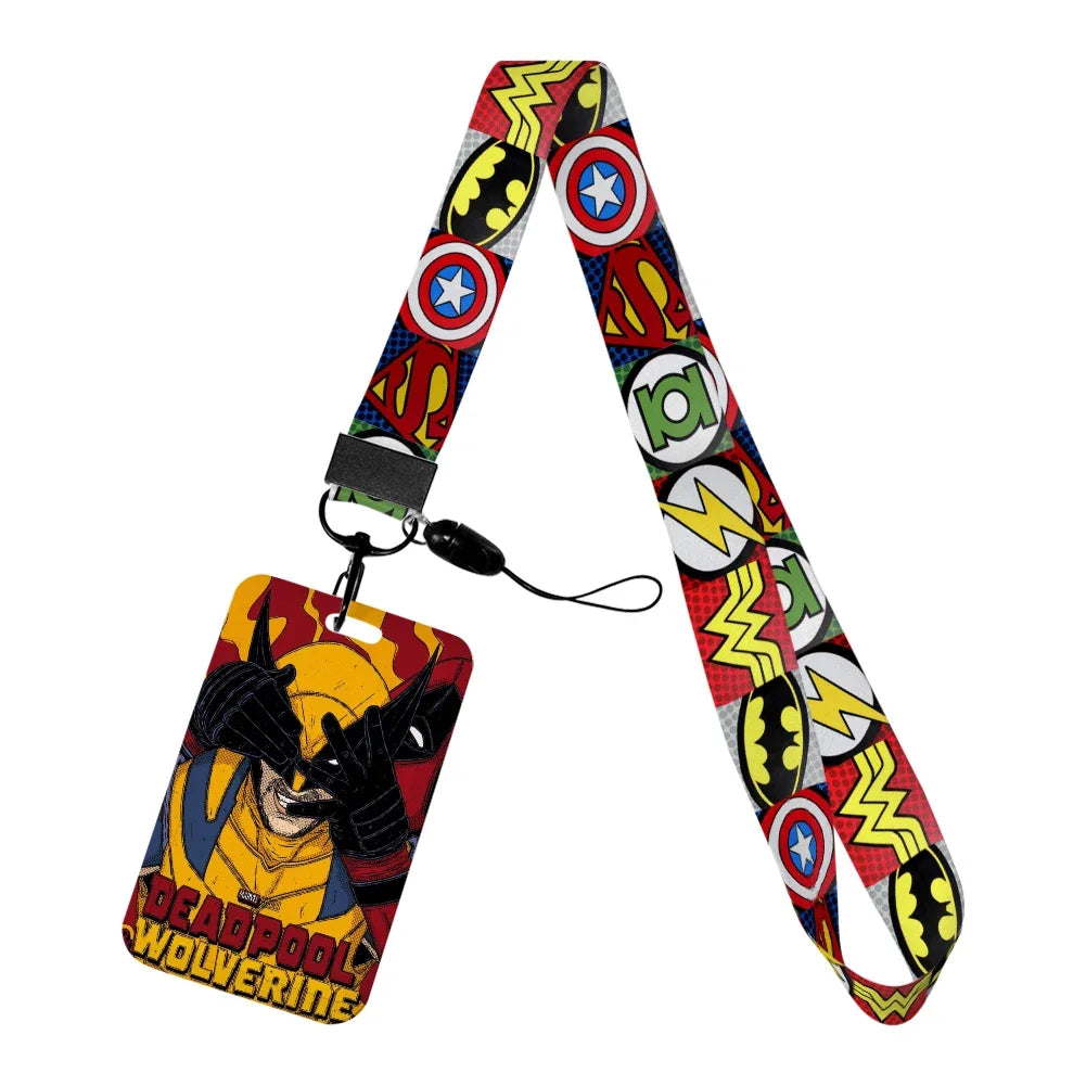 Deadpool- en Wolverine-badgehouder - duo