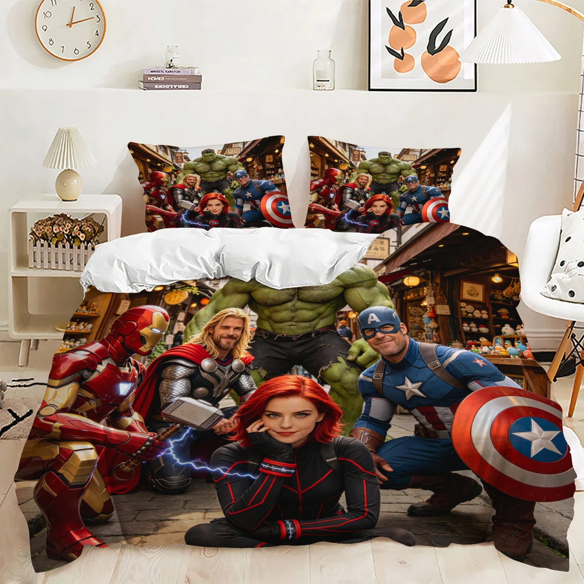 Dekbedovertrek Avengers - Kleurrijk Teamontwerp