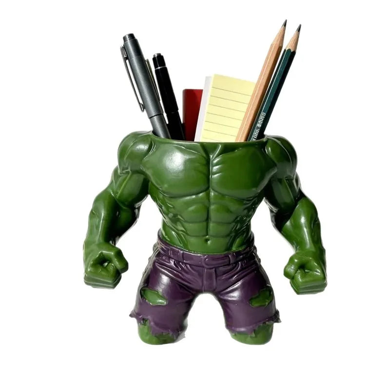 Hulk-potloodhouder - Gespierde buste voor op het bureau