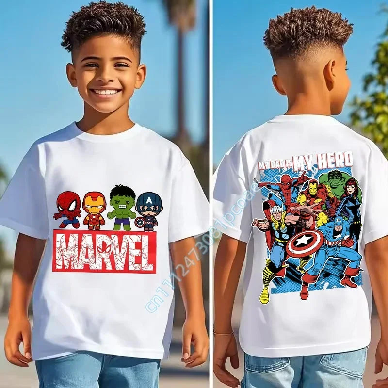 Marvel T-shirt voor kinderen - Mijn vader is mijn held