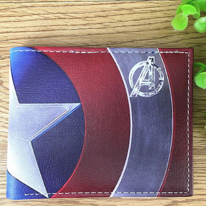Avengers-portemonnee Captain America – versleten diagonaal schild
