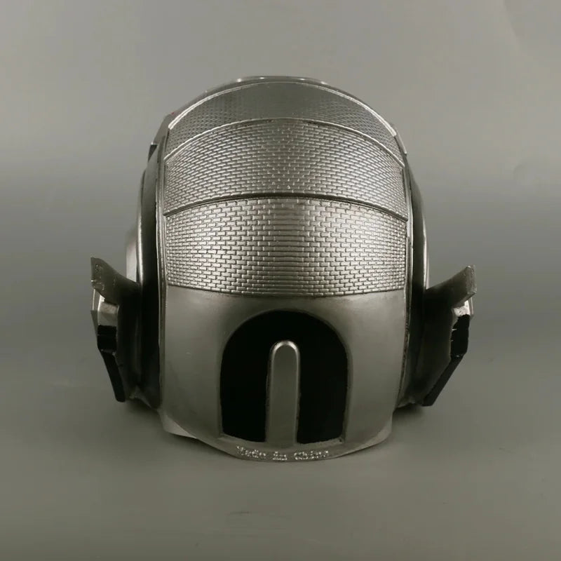 Ant-Man-helm – zilvergrijs ontwerp met rode ledverlichting