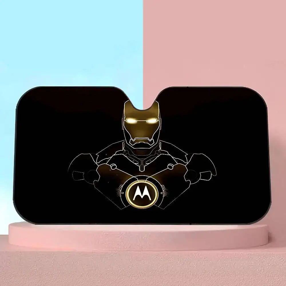 Iron Man-zonwering voor de auto - Uv-bescherming voor de voorruit