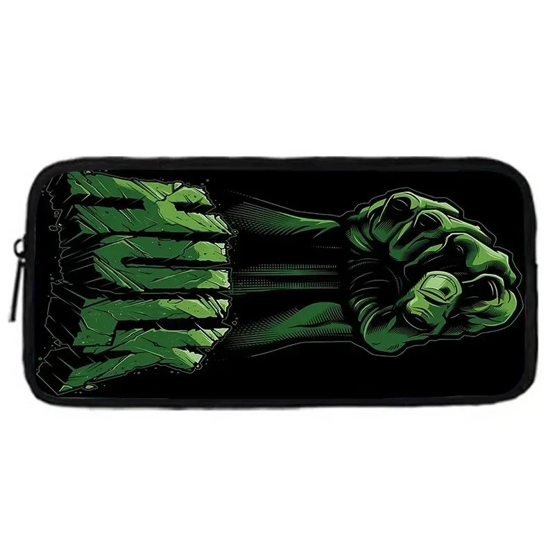Hulk-etui - vectorvuist in groene neonstijl