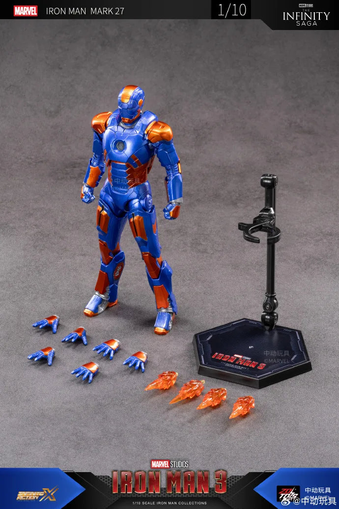 ZD Toys Iron Man MK27-figuur - Tony Stark-actiefiguur