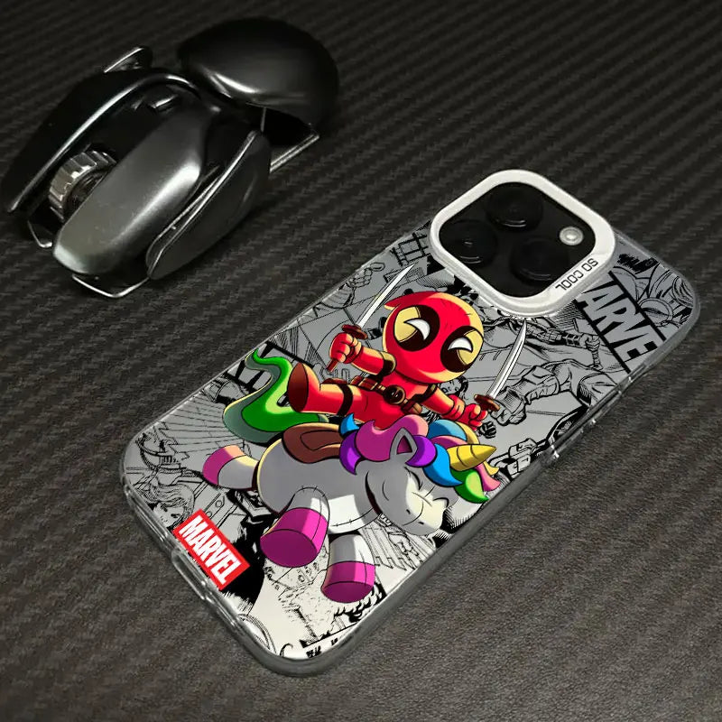 Xiaomi-hoesje Avengers Deadpool - chibi-eenhoorn uit de comics