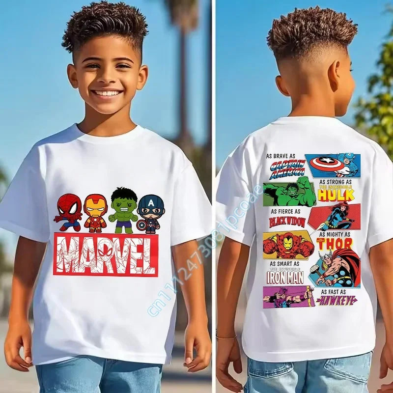 Marvel T-shirt voor kinderen - Zo dapper als Captain America heldenkenmerken