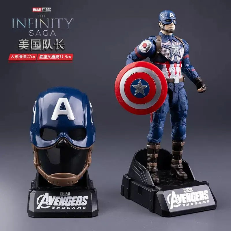 Captain America Endgame-figuurtje met helm - Avengers Collection