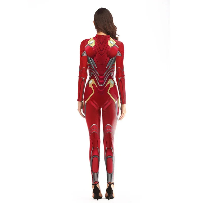 Iron Man-kostuum - rood-gouden pak met driehoekige reactor