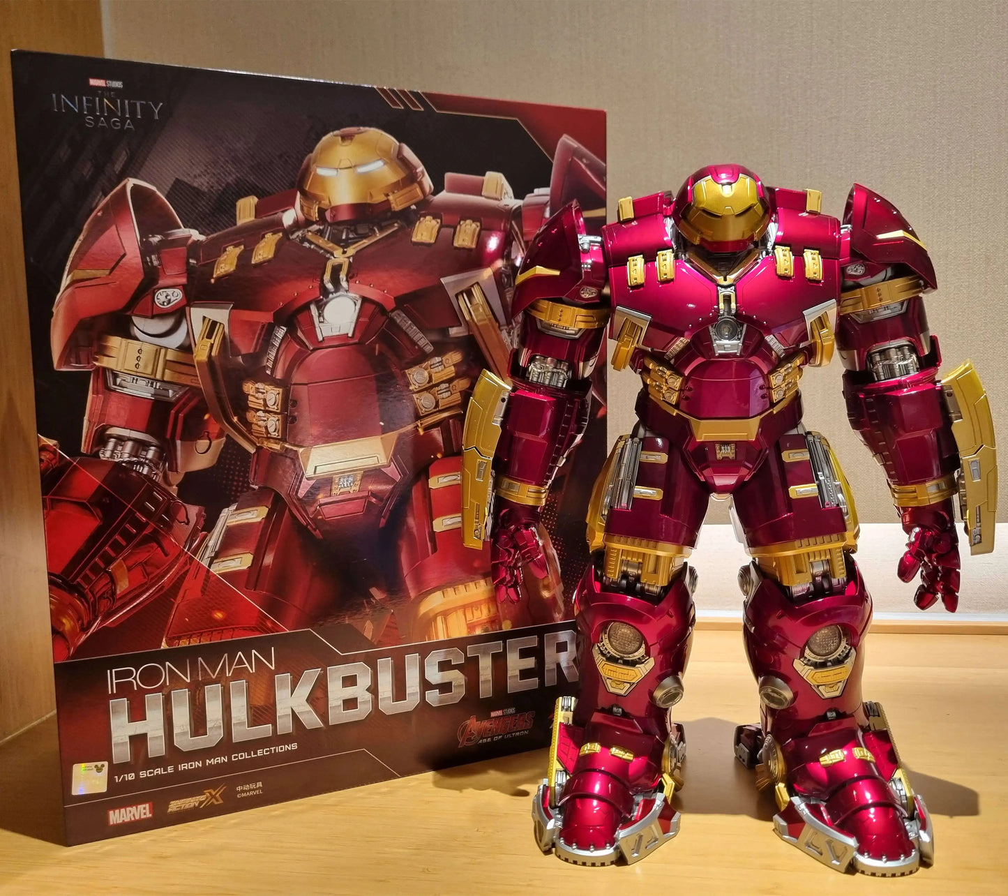 ZD Toys Iron Man MK44 Hulkbuster-figuur - Led, 36 cm