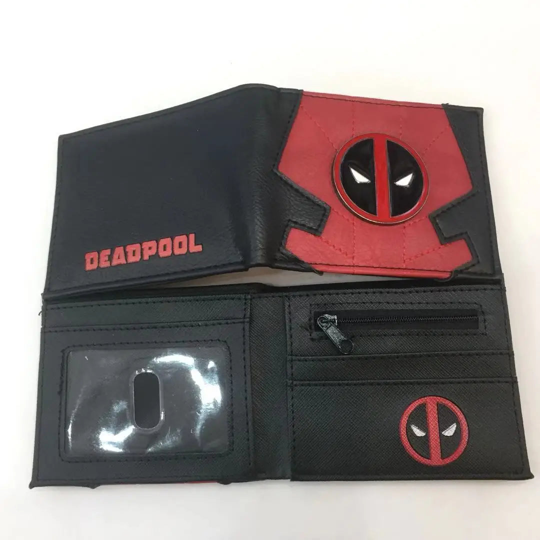 Avengers Deadpool-portemonnee - Zwart met muntvakje