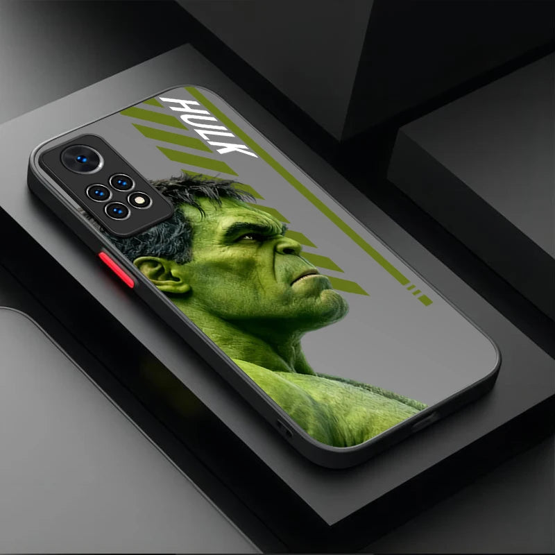 Xiaomi-hoesje Avengers Hulk – profiel met grijze tekst