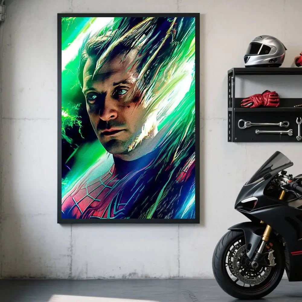 Avengers Doomsday-poster - Neon Digitaal Portretontwerp