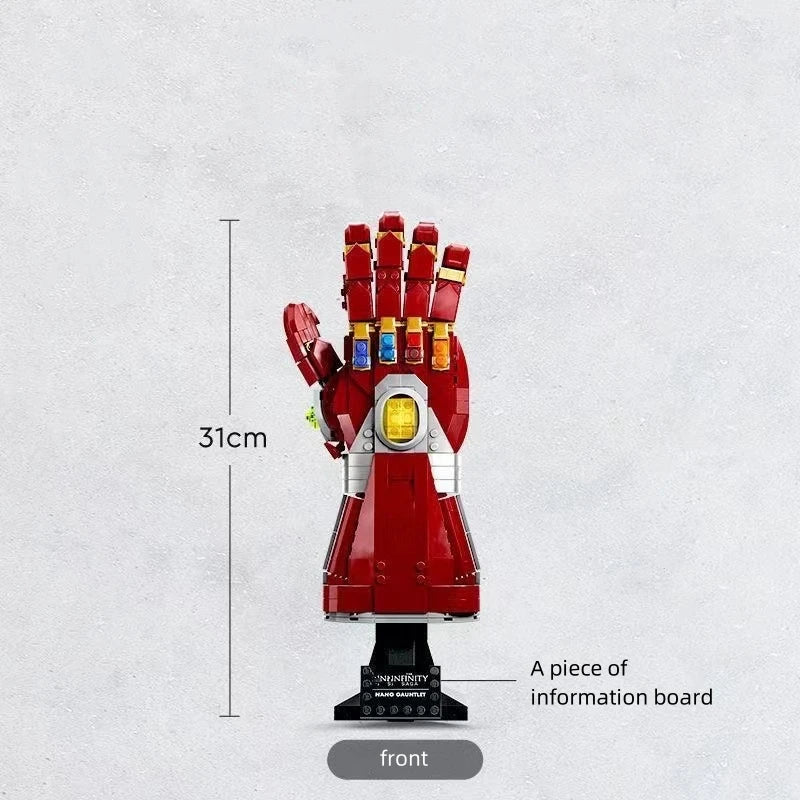 Avengers Nano Gauntlet-bouwstenenfiguurtje - Infinity Gauntlet, 675 onderdelen