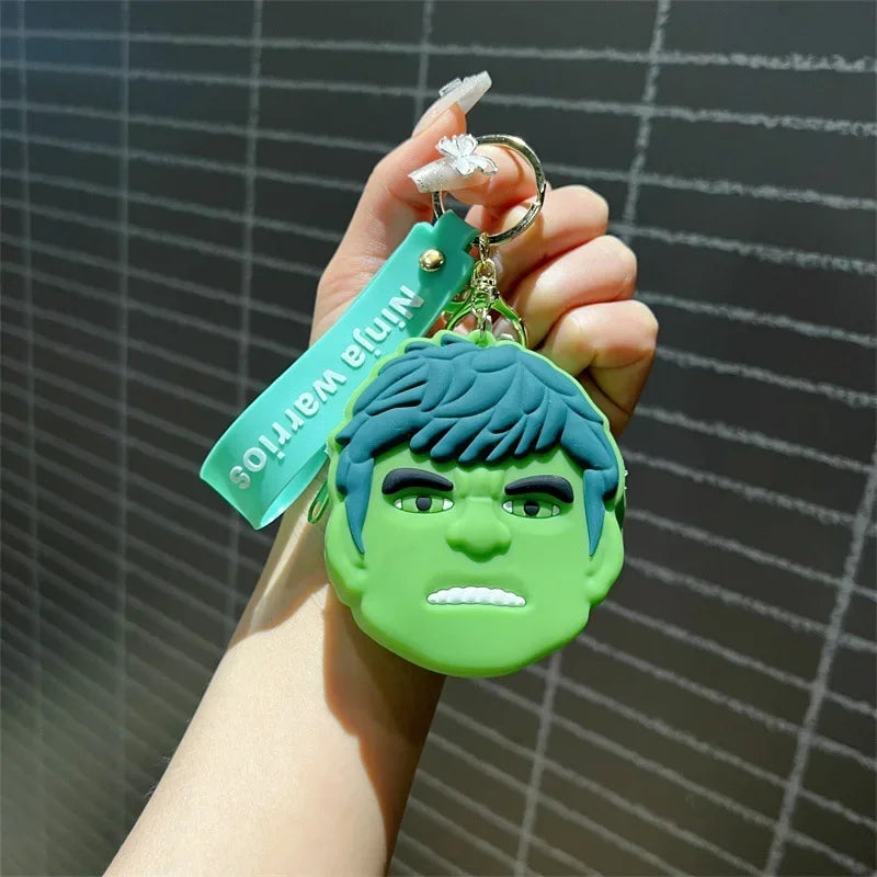 Avengers Hulk-siliconenportemonnee - Groen gezicht