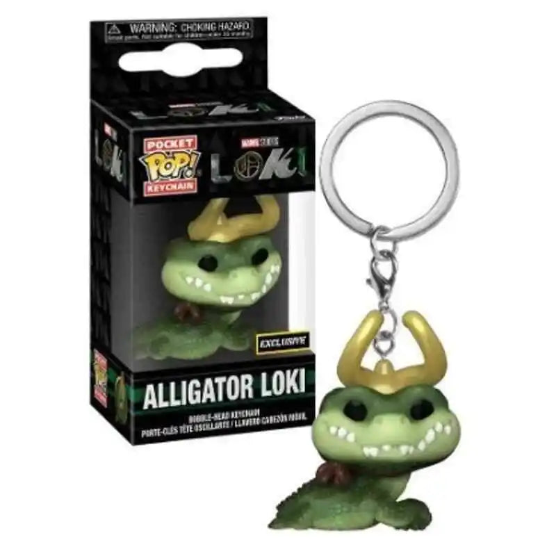 Alligator Loki-sleutelhanger – exclusief figuur in doos