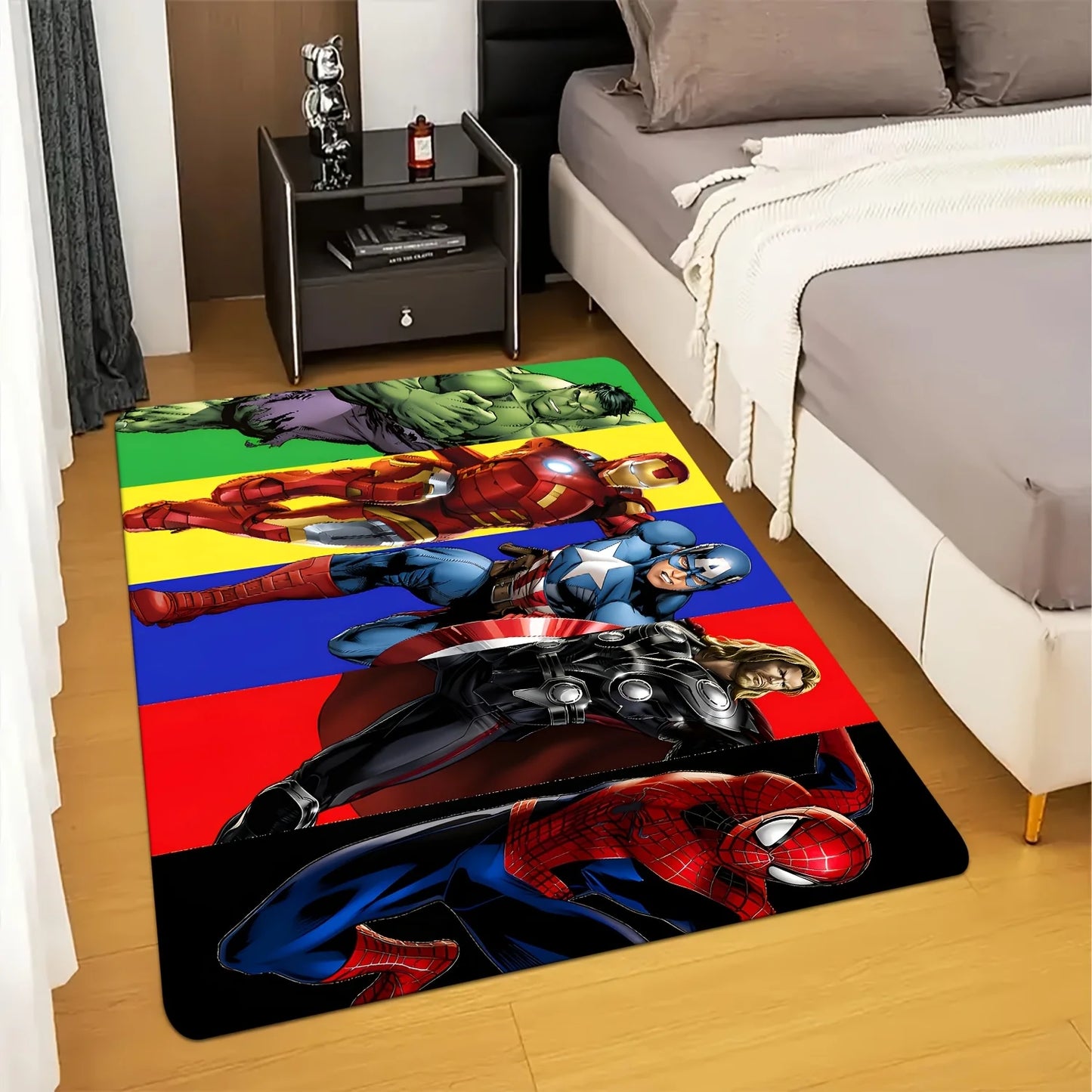 Avengers Lady Deadpool-mat - Gevecht met wapens in stripstijl