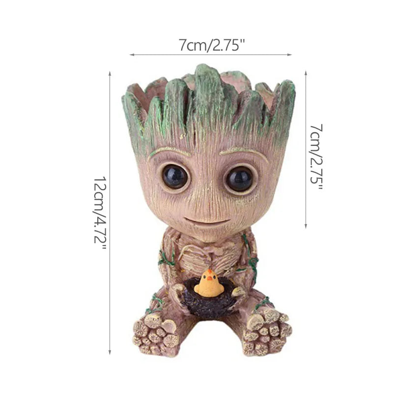 Baby Groot-plantenpot - Multifunctionele pennenhouder en opberger