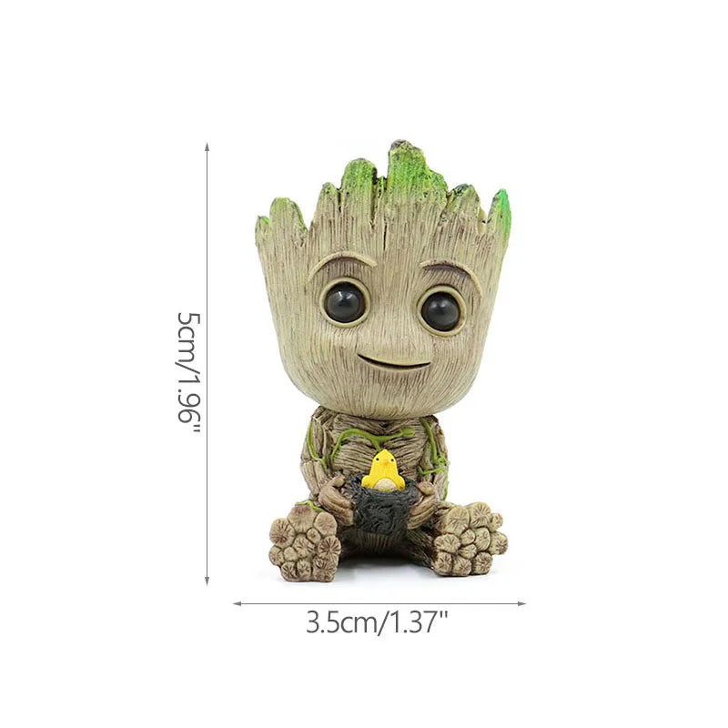 Baby Groot-plantenpot - Multifunctionele pennenhouder en opberger