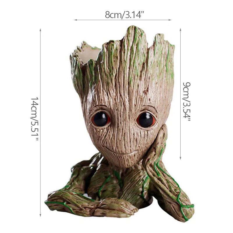 Baby Groot-plantenpot - Multifunctionele pennenhouder en opberger