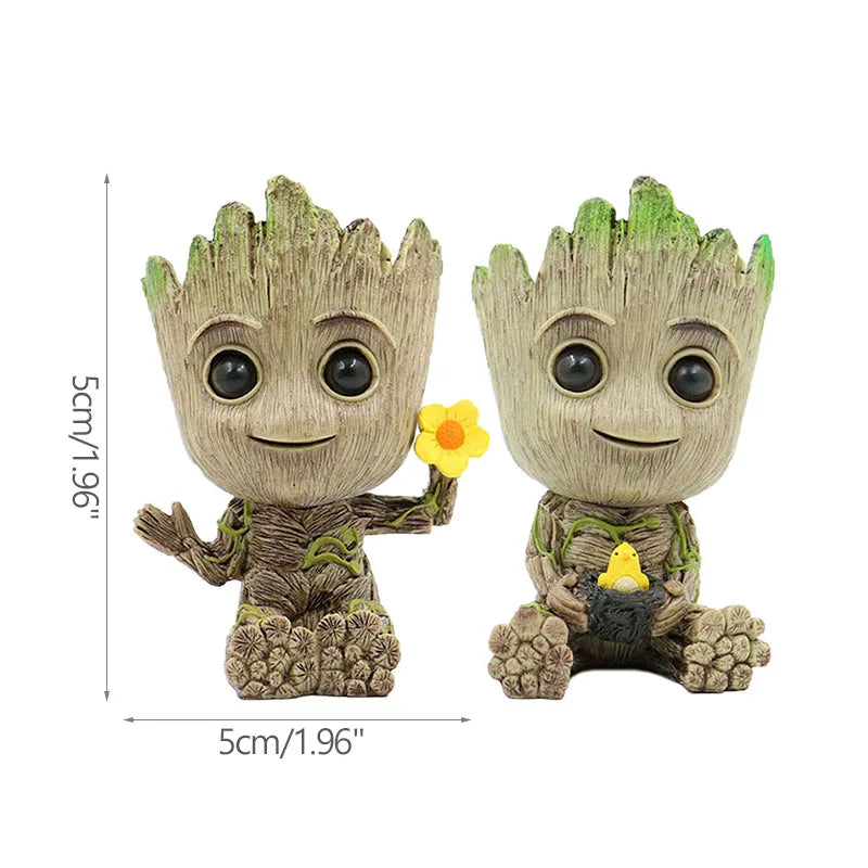 Baby Groot-plantenpot - Multifunctionele pennenhouder en opberger