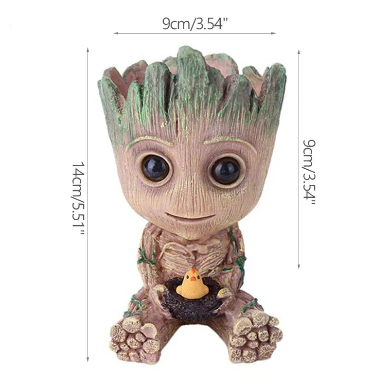 Baby Groot-plantenpot - Multifunctionele pennenhouder en opberger