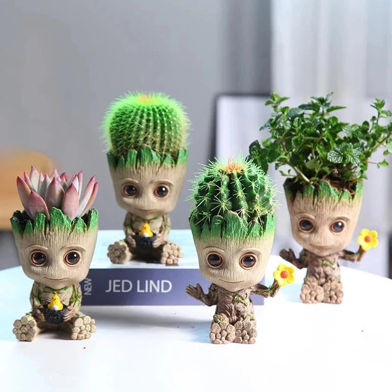 Baby Groot-plantenpot - Multifunctionele pennenhouder en opberger