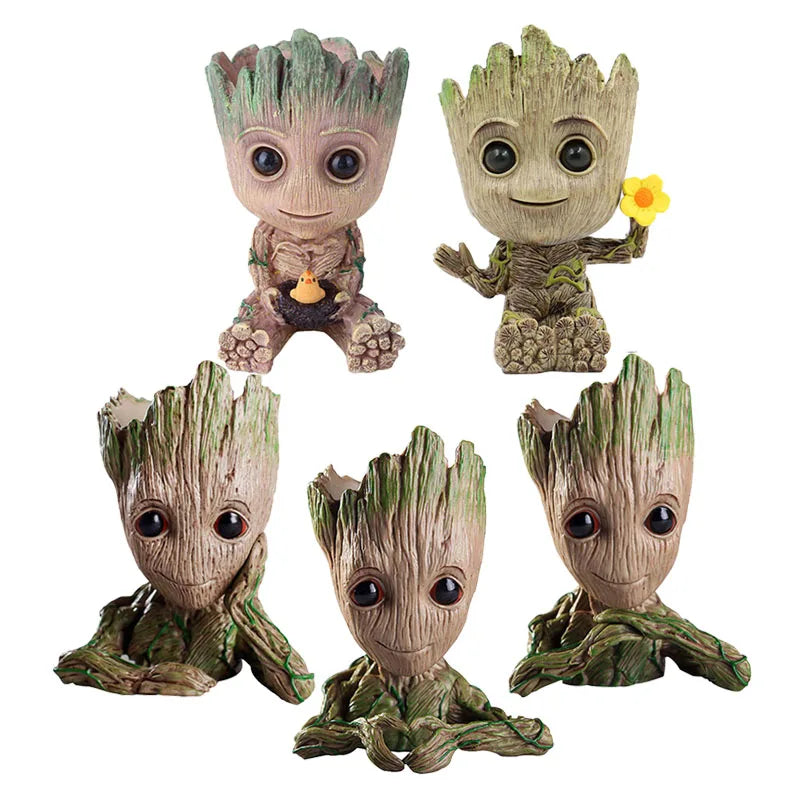 Baby Groot-plantenpot - Multifunctionele pennenhouder en opberger