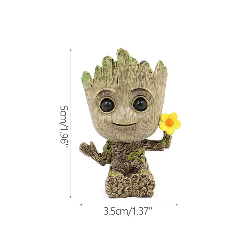 Baby Groot-plantenpot - Multifunctionele pennenhouder en opberger