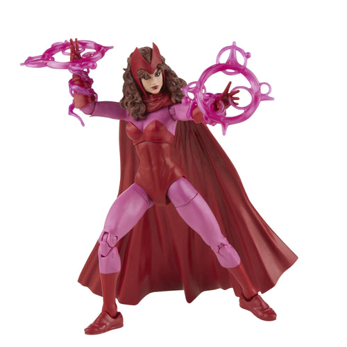 Marvel Legends Vintage-figuur - Scarlet Witch met roze magische effecten