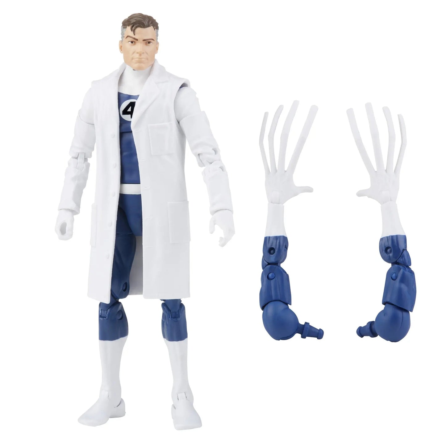 Marvel Legends Fantastic Four Retro Wave-figuur - The Thing, Human Torch, Invisible Woman, Mr. Fantastic, Psycho-Man, 6 inch