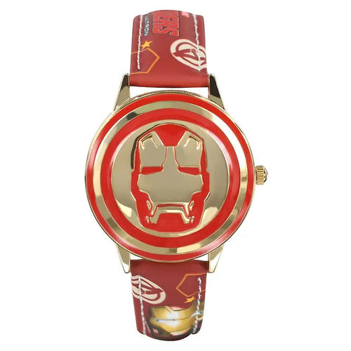 Avengers Iron Man Flip-kinderhorloge - Rode band