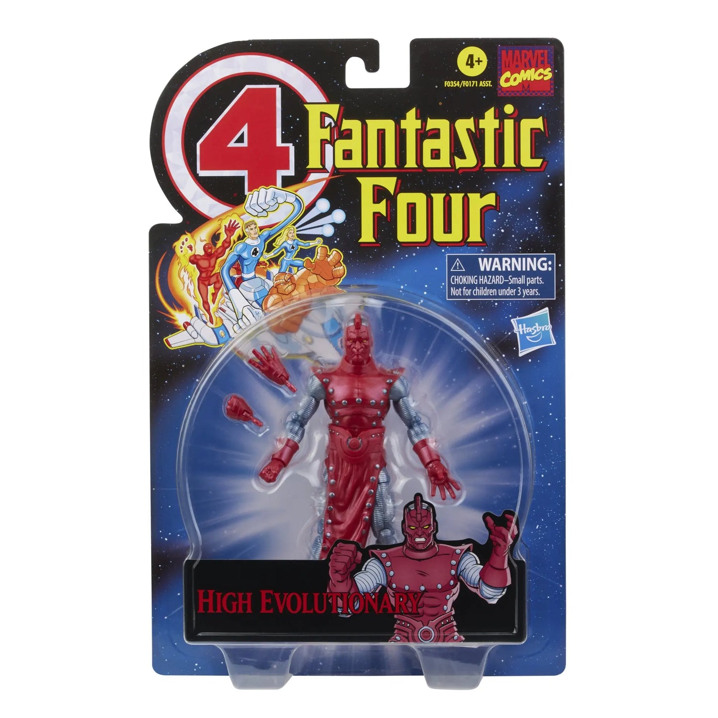Marvel Legends Fantastic Four Retro Wave-figuur - The Thing, Human Torch, Invisible Woman, Mr. Fantastic, Psycho-Man, 6 inch
