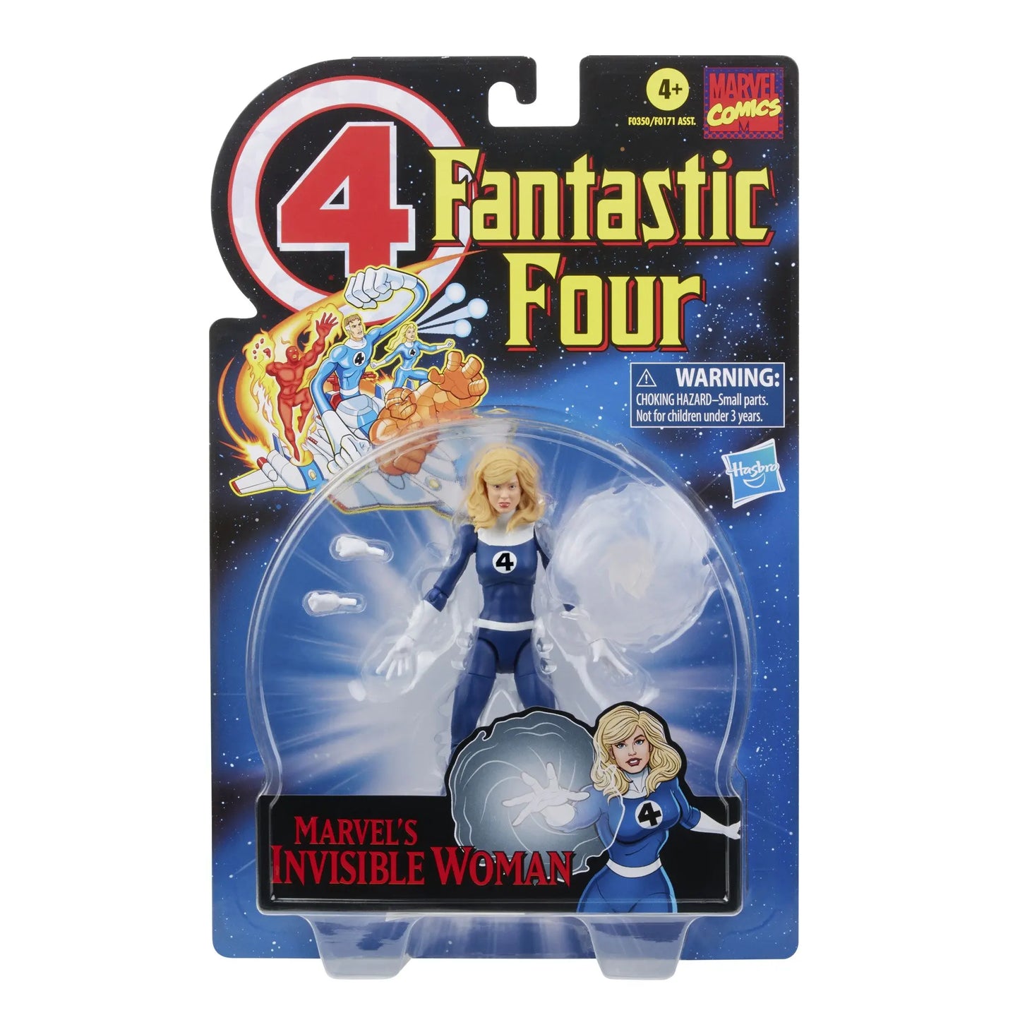 Marvel Legends Fantastic Four Retro Wave-figuur - The Thing, Human Torch, Invisible Woman, Mr. Fantastic, Psycho-Man, 6 inch