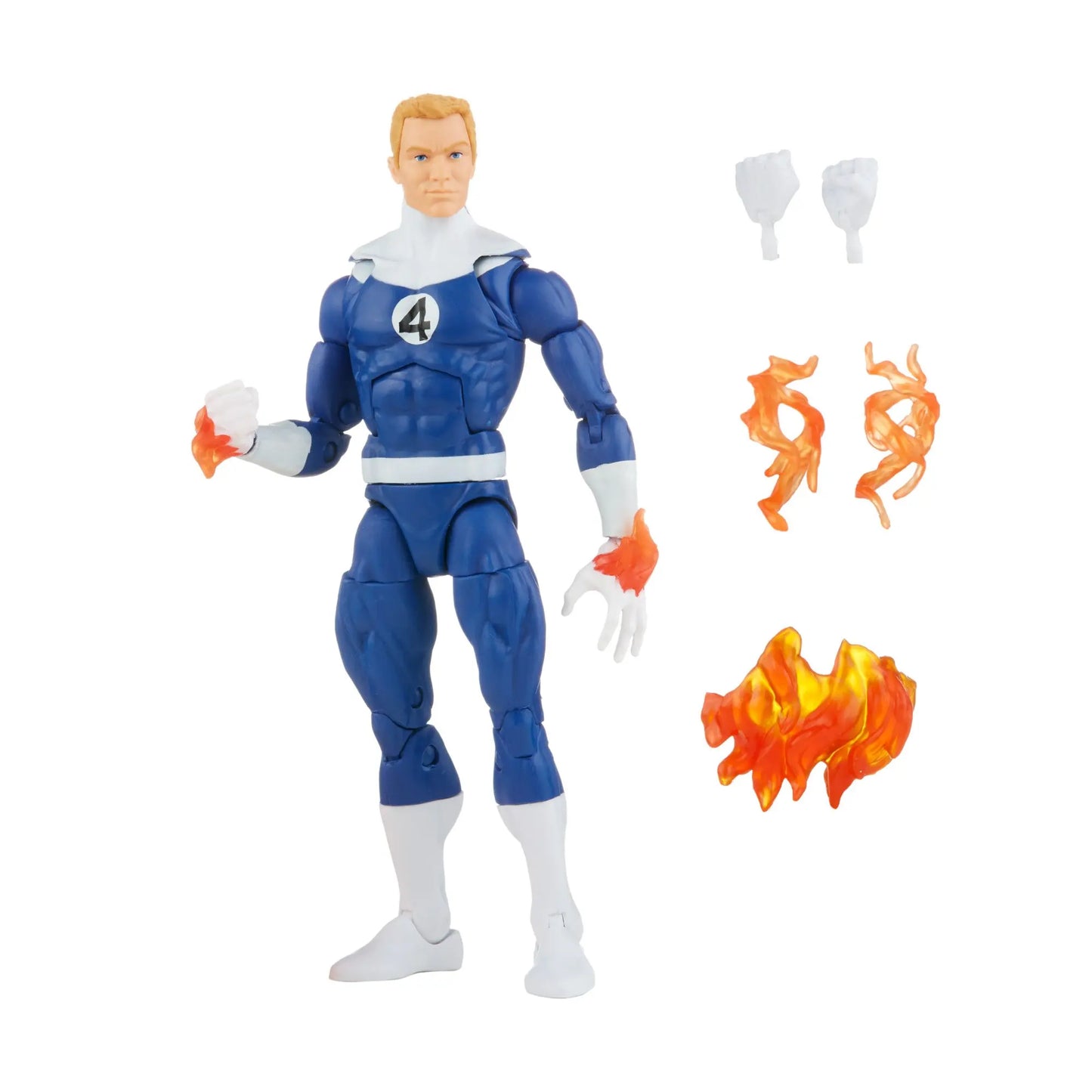 Marvel Legends Fantastic Four Retro Wave-figuur - The Thing, Human Torch, Invisible Woman, Mr. Fantastic, Psycho-Man, 6 inch