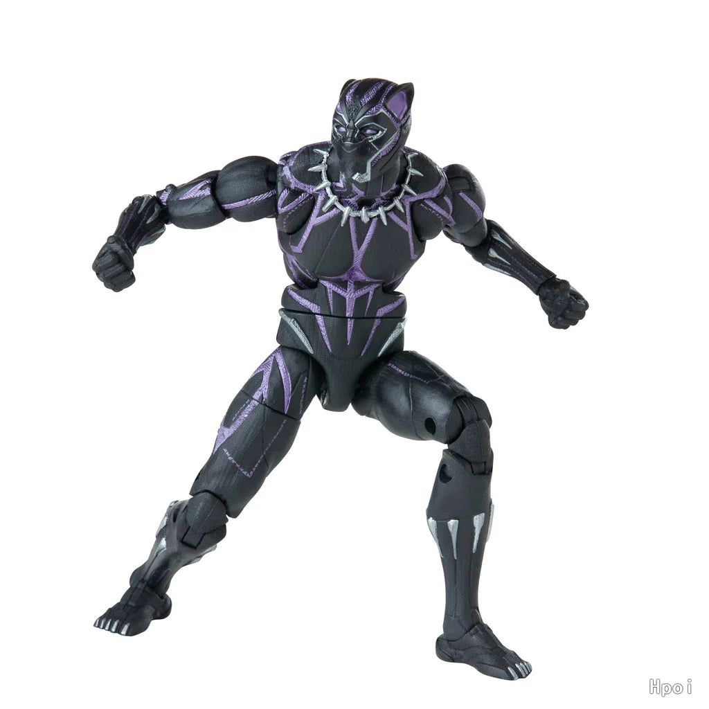 Figurine Hasbro Marvel Legends Black Panther - Costume noir et violet, articulée