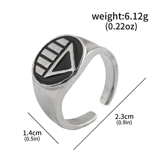Avengers-ring - Zwarte Vision-driehoek