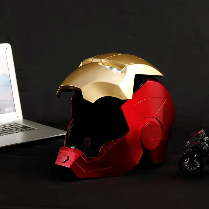 Avengers Iron Man-masker - Cosplayhelm en -handschoenen met leds, 65 cm