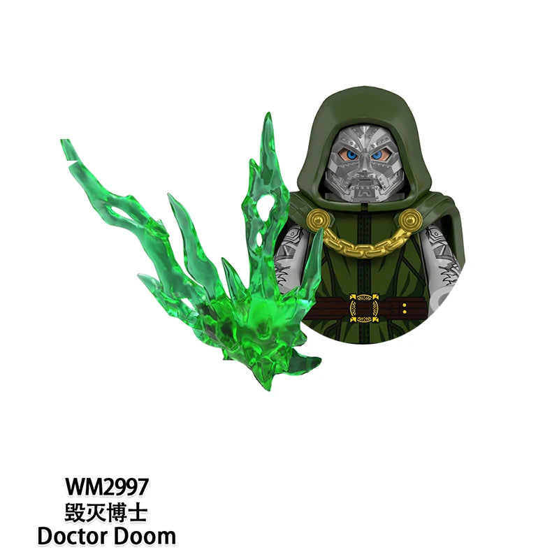 Doctor Doom-figuur - Groene vlam