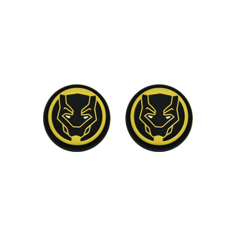 Black Panther-controllergrip - Zwart-gele duo