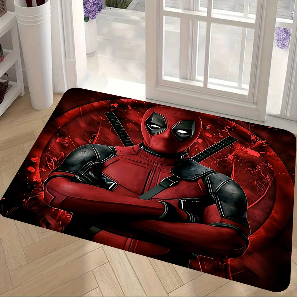 Marvel Deadpool-mat - Ontwerp met gekruiste armen in bloedrood