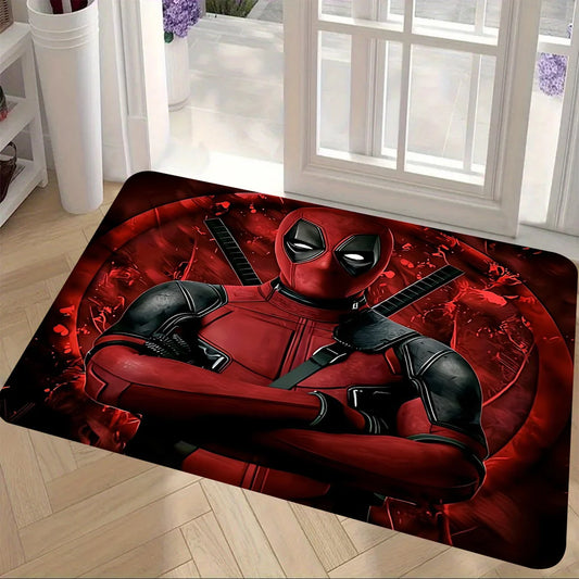 Marvel Deadpool-mat - Ontwerp met gekruiste armen in bloedrood