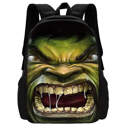 Hulk-rugzak voor kinderen - open mond met gedetailleerde tanden