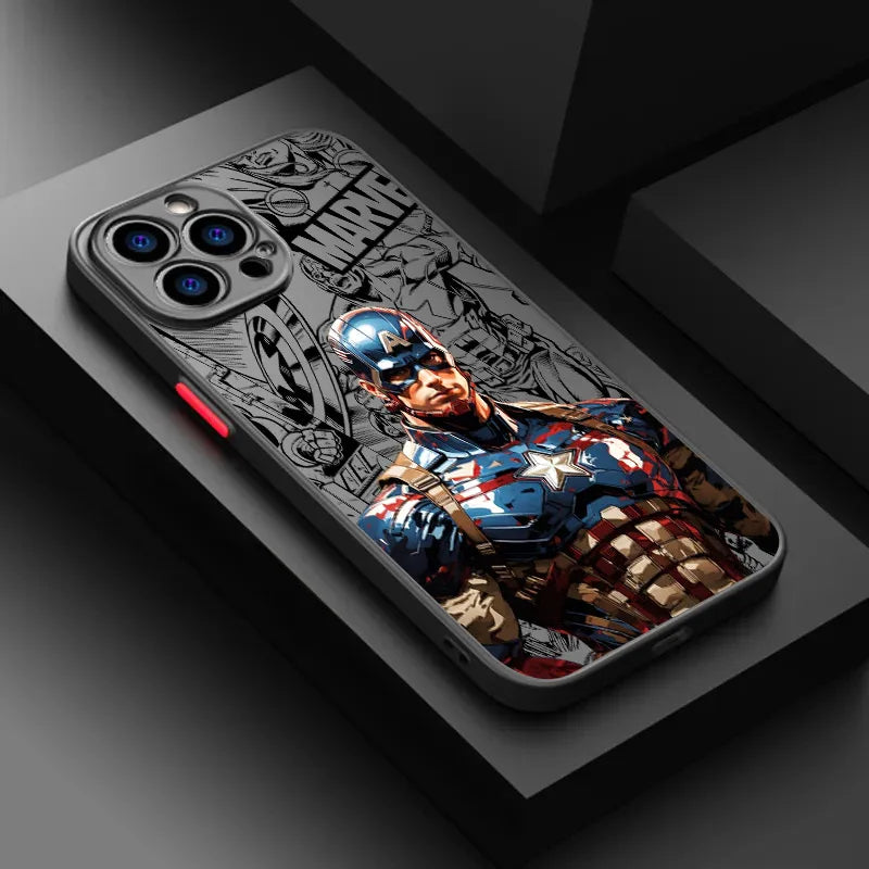 Xiaomi Redmi Marvel-hoesje Captain America - Kruisende Buste