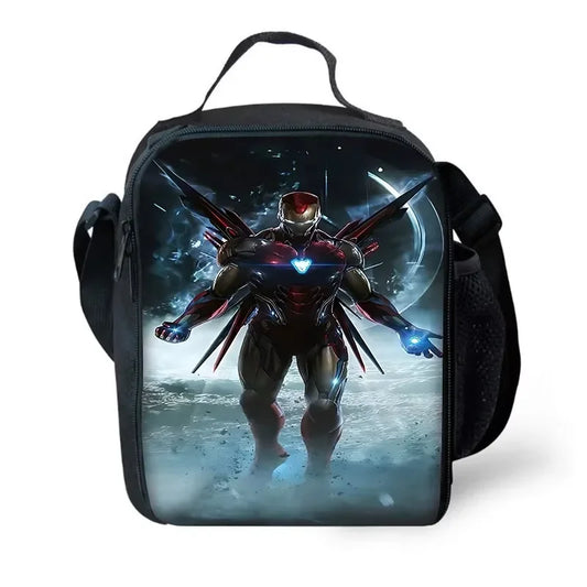 Avengers Iron Man-lunchtas - Uitgespreide vleugels met blauwe reactor