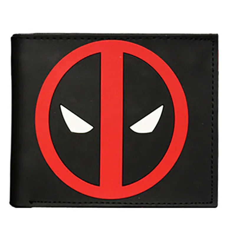 Avengers Deadpool-portemonnee - Rood logo op zwart