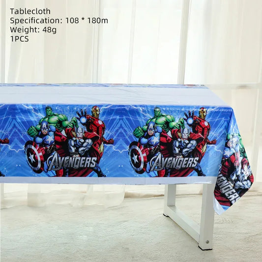 Avengers verjaardagsdecoratie - tafelkleed